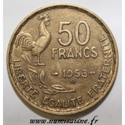 FRANKREICH - KM 918.1 - 50 FRANCS 1953 - Beaumont le Roger - TYP GUIRAUD