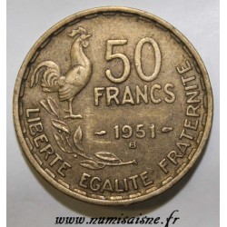 FRANCE - KM 918.1 - 50 FRANCS 1951 B - TYPE GUIRAUD