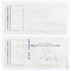 GREAT BRITAIN - LONDON - TRAVELLERS CHEQUE - 10 ET 20 POUNDS