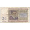 BELGIQUE - PICK 132 - 20 FRANCS - 03.04.1956 - TTB