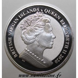 BRITISH VIRGIN ISLAND - 1 DOLLAR 2020 - THE MAYFLOWER - 1oz Silver