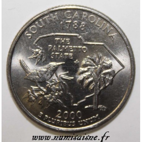 ÉTATS UNIS - KM 307 - 1/4 DOLLAR 2000 P - SOUTH CAROLINA