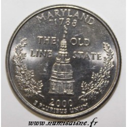 ÉTATS UNIS - KM 306 - 1/4 DOLLAR 2000 P - MARYLAND