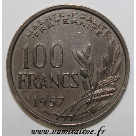 FRANKREICH - KM 919 - 100 FRANCS 1957 - TYP COCHET