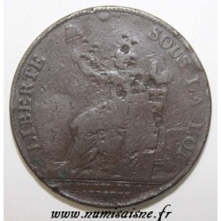 REVOLUTION - 2 SOLS OF MONNERON - 1791