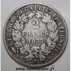 FRANCE - KM 817 - 2 FRANCS 1873 A - Paris - TYPE CÉRÈS