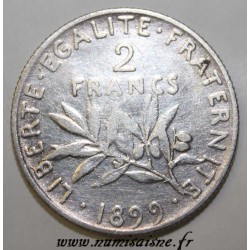 FRANCE - KM 845 - 2 FRANCS 1899 - TYPE SOWER