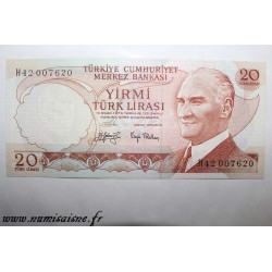 TÜRKEI - PICK 187 b - 20 LIRA - UNDATIERT (1970)