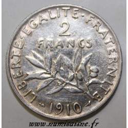 FRANKREICH - KM 845 - 2 FRANCS 1910 - TYP SÄMANN