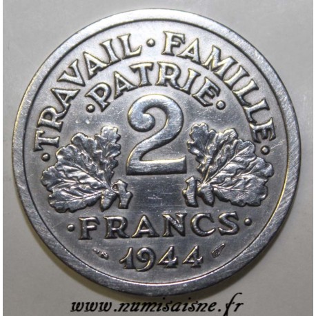 GADOURY 536 - 2 FRANCS 1944 B - Beaumont le Roger - TYPE ETAT FRANCAIS - KM 903