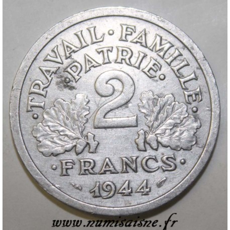 GADOURY 536 - 2 FRANCS 1944 B - Beaumont le Roger - TYPE ETAT FRANCAIS - KM 903