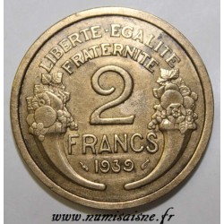 FRANCE - KM 886 - 2 FRANCS 1939 - TYPE MORLON