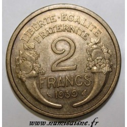 FRANCE - KM 886 - 2 FRANCS 1939 - TYPE MORLON