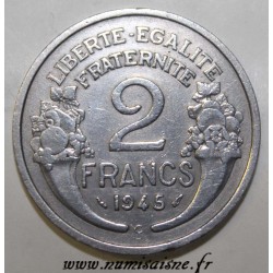 FRANCE - KM 904 - 2 FRANCS 1945 C - Castelsarrasin - TYPE MORLON