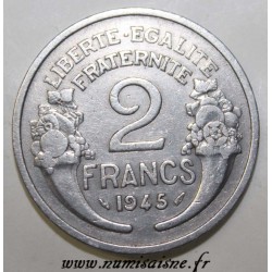 FRANKREICH - KM 904 - 2 FRANCS 1945 - TYP MORLON