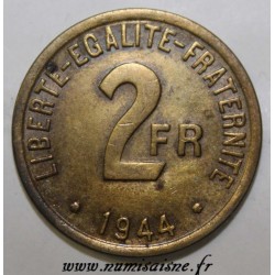 FRANKREICH - KM 905 - 2 FRANCS 1944 - TYP FRANKREICH BEFREIT