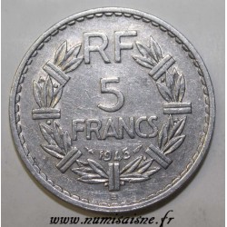 FRANKREICH - KM 888 - 5 FRANCS 1945 B - Beaumont le Roger - TYP LAVRILLIER