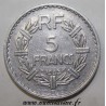 FRANCE - KM 888 - 5 FRANCS 1945 B - Beaumont le Roger - TYPE LAVRILLIER