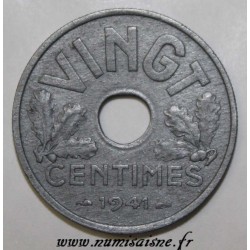 FRANKREICH - KM 899 - 20 CENTIMES 1941 - TYP VINGT