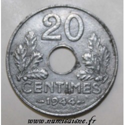 FRANKREICH - KM 900 - 20 CENTIMES 1941 - TYP 20 - Dünne Rand