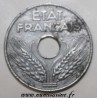 FRANCE - KM 900 - 20 CENTIMES 1941 - TYPE 20 - Thin edge