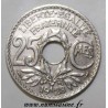 GADOURY 380 - 25 CENTIMES 1928 - TYPE LINDAUER - KM 867