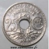 FRANCE - KM 867 - 25 CENTIMES 1936 - TYPE LINDAUER