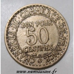 GADOURY 421 - 50 CENTIMES 1923 - TYPE CHAMBRE DE COMMERCE - KM 884