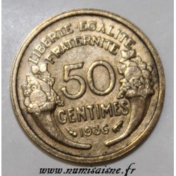 FRANKREICH - KM 894 - 50 CENTIMES 1936 - TYP MORLON