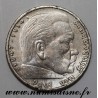 ALLEMAGNE - KM 86 - 5 MARK 1935 A - Berlin - Paul von Hindenburg