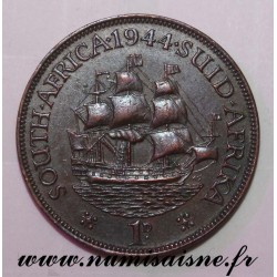 AFRIQUE DU SUD - KM 25 - 1 PENNY 1944 - GEORGE VI