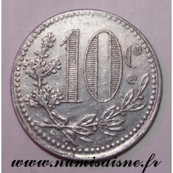 ALGÉRIE - KM TnA5 - 10 CENTIMES 1919 - CHAMBRE DE COMMERCE D'ALGER