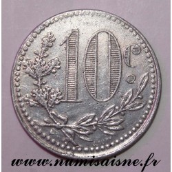 ALGERIEN - KM TnA5 - 10 CENTIMES 1919 - HANDEL KAMMER VON ALGER