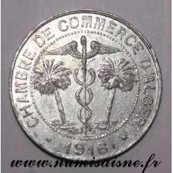 ALGERIEN - KM TnA5 - 10 CENTIMES 1916 - HANDEL KAMMER VON ALGER