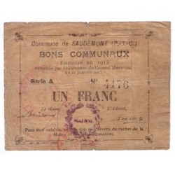 62860 - SAUDEMONT - 1 FRANC...