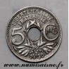 GADOURY 170 - 5 CENTIMES 1930 - TYPE LINDAUER - KM 875 - Désaxée à 7h