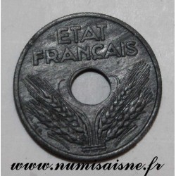 GADOURY 290 - 10 CENTIMES 1943 - TYPE ETAT FRANCAIS - GRAND MODULE - KM 898