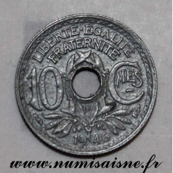 GADOURY 292 - 10 CENTIMES 1946 B - Beaumont le Roger - TYPE LINDAUER - KM 906