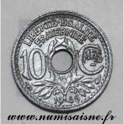 FRANCE - KM 906 - 10 CENTIMES 1945 B - Beaumont le Roger - TYPE LINDAUER - SMALL MODULE