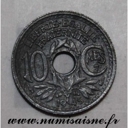 FRANKREICH - KM 906 - 10 CENTIMES 1945 - TYP LINDAUER - Kleines Modul