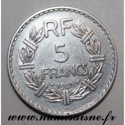 FRANKREICH - KM 888 - 5 FRANCS 1949 B - Beaumont le Roger - TYP LAVRILLIER