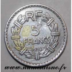 GADOURY 761 - 5 FRANCS 1952 - TYPE LAVRILLIER - KM 888
