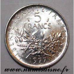 GADOURY 771 - 5 FRANCS 1977 - TYPE SEMEUSE - KM 926a