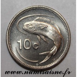 MALTA - KM 96 - 10 CENTS 1998