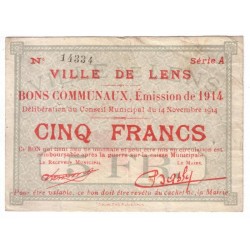 62300 - LENS - 5 FRANCS...