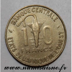 WESTAFRIKANISCHE STAATEN -  KM 1a - 10 FRANCS 1975