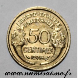 GADOURY 423 - 50 CENTIMES 1938 - TYPE MORLON - KM 894