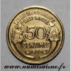 FRANCE - KM 894 - 50 CENTIMES 1939 - TYPE MORLON