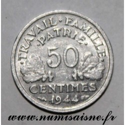 FRANCE - KM 914 - 50 CENTIMES 1944 C - Castelsarrasin - TYPE BAZOR