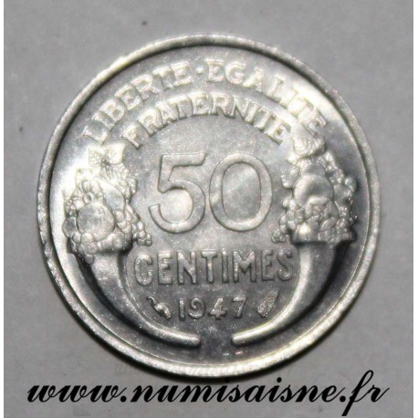 FRANCE - KM 894 - 50 CENTIMES 1947 - TYPE MORLON